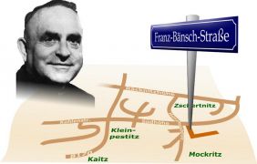 The street name "Franz-Bänsch-Straße"